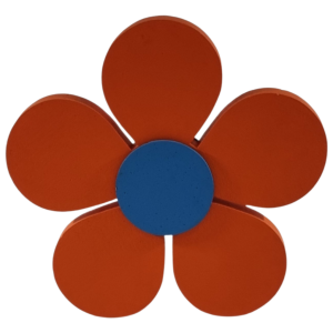 Styropor Deko Blume einfarbig 1